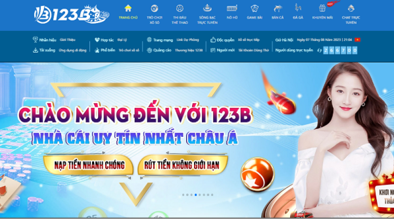 123B Casino trực tuyến uy tín hoàn cược thua lên đến 30 triệu