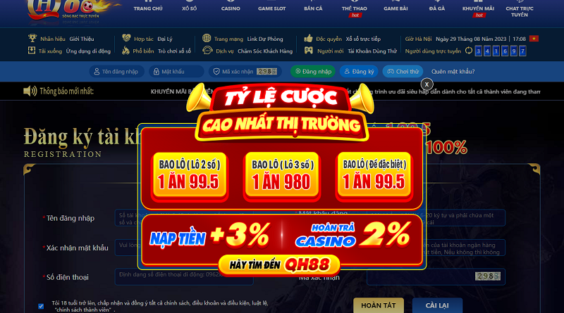 QH88 – Siêu phẩm đổi thưởng trong làng giải trí cá cược online