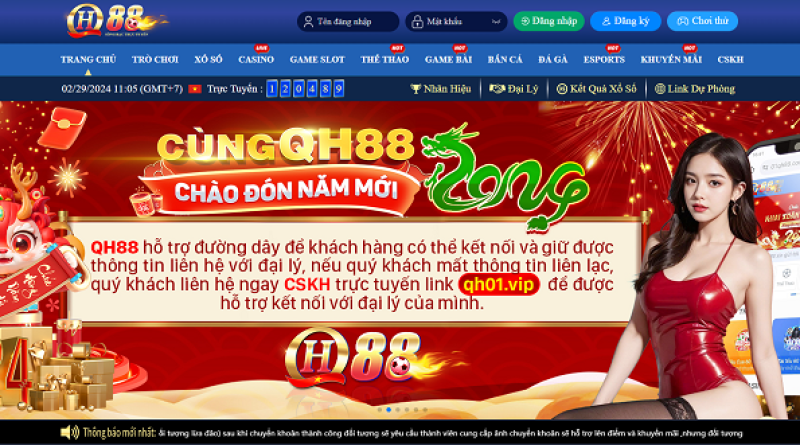 Cập Nhật Sự Kiện Khuyến Mãi QH88 Mới Nhất Tháng 03/2024